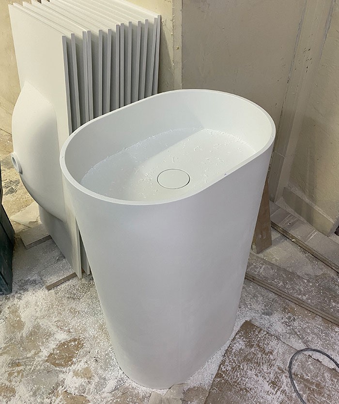 corian bathroom freestanding washbasin manufacturer in turkey 